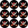 Jolly Roger Pirate Flag Stickers