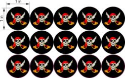 Jolly Roger Pirate Flag Stickers