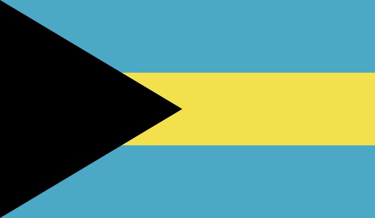 Bahamas Flag Magnet