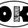 Oval OK Oklahoma Sticker