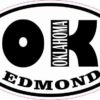 Oval OK Edmond Oklahoma Sticker