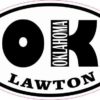 Oval OK Lawton Oklahoma Sticker