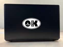 5in x 3in Oval OK Enid Oklahoma Sticker