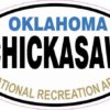 Oval Chickasaw National Recreation Area Sticker