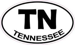 Oval Tennessee Sticker