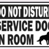 Service Dog in Room Magnet