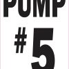 4in x 6in Pump #5 Magnet