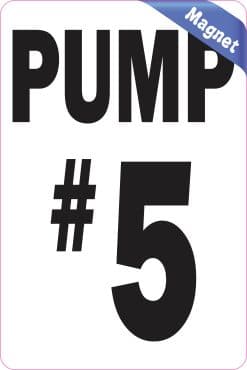 Alternative view of 4in x 6in Pump #5 Magnet