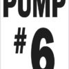Pump #6 Sticker