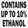 Contains Up To 10% Ethanol Magnet