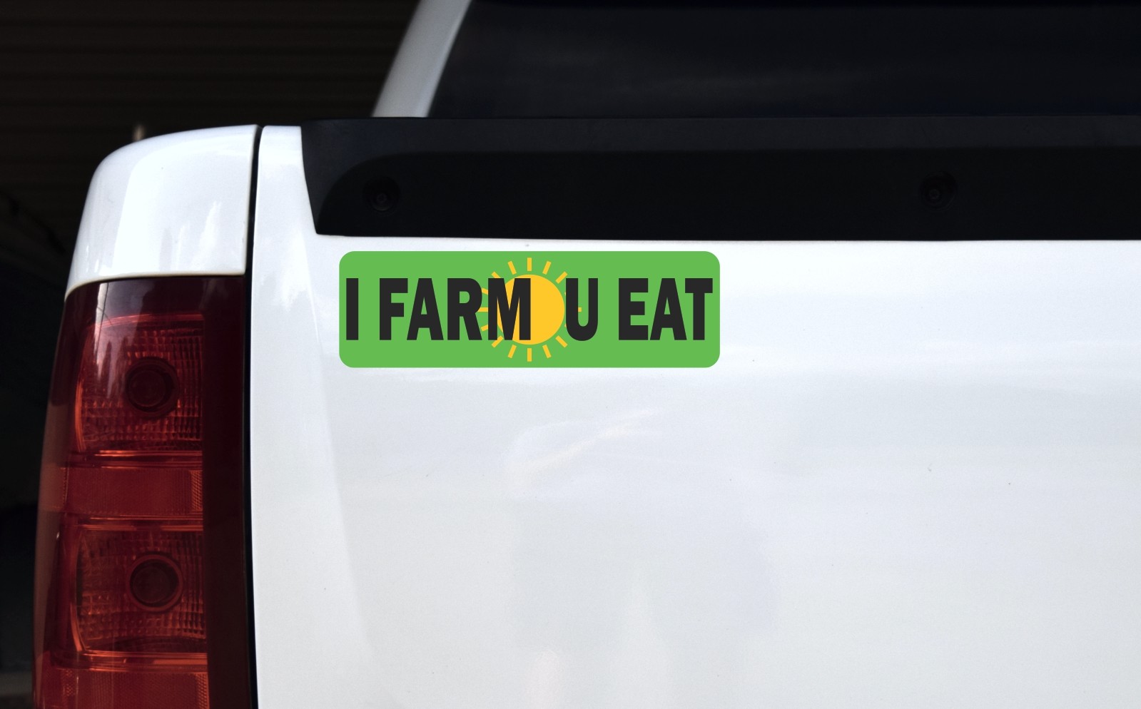 I Farm U Eat Vinyl Sticker