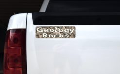 Alternative view of 10in x 3in Geology Rocks Bumper Sticker