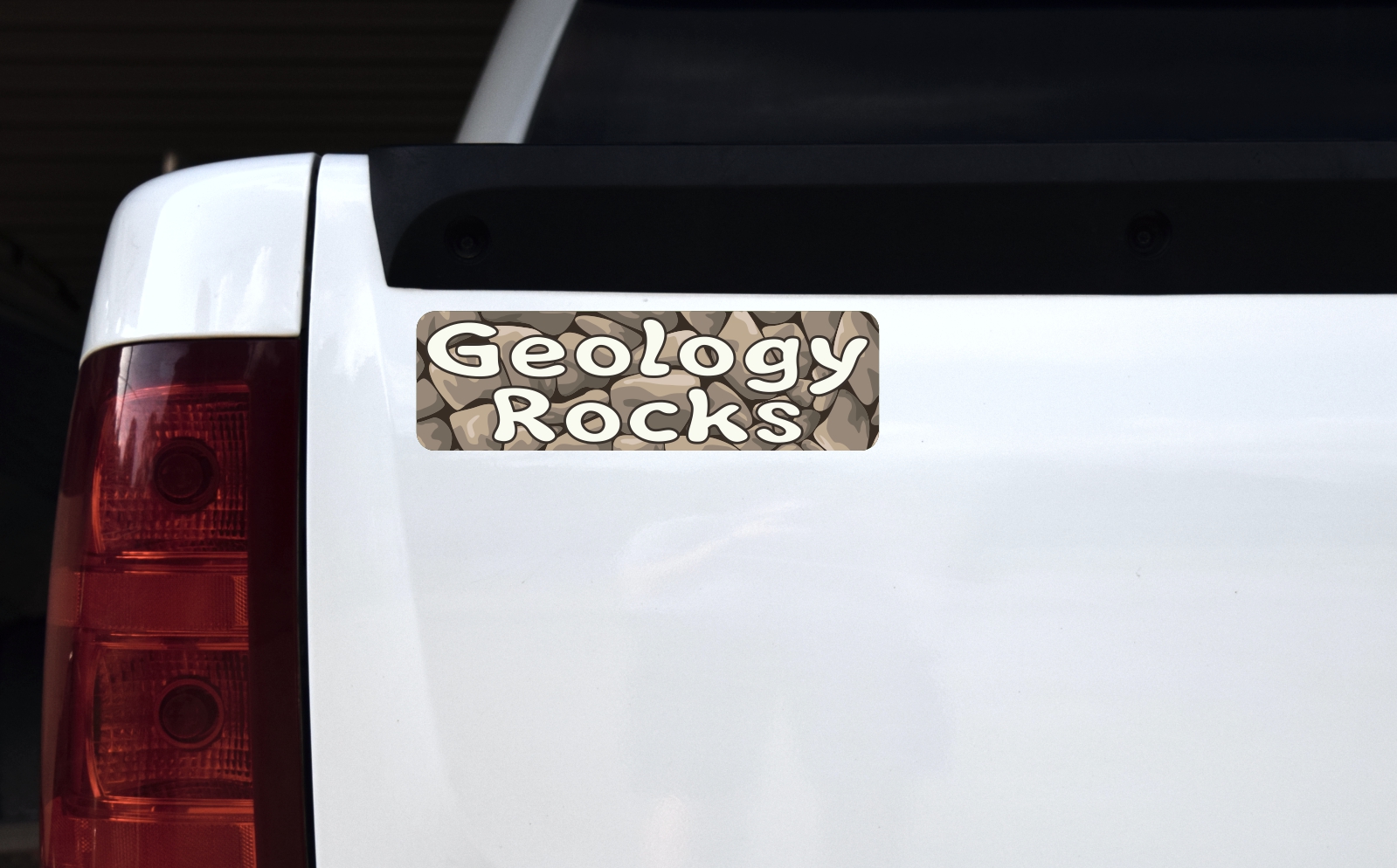 10in x 3in Geology Rocks Bumper Sticker - Image 2