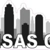 Kansas City Skyline Sticker
