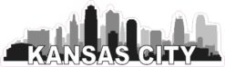 Kansas City Skyline Sticker