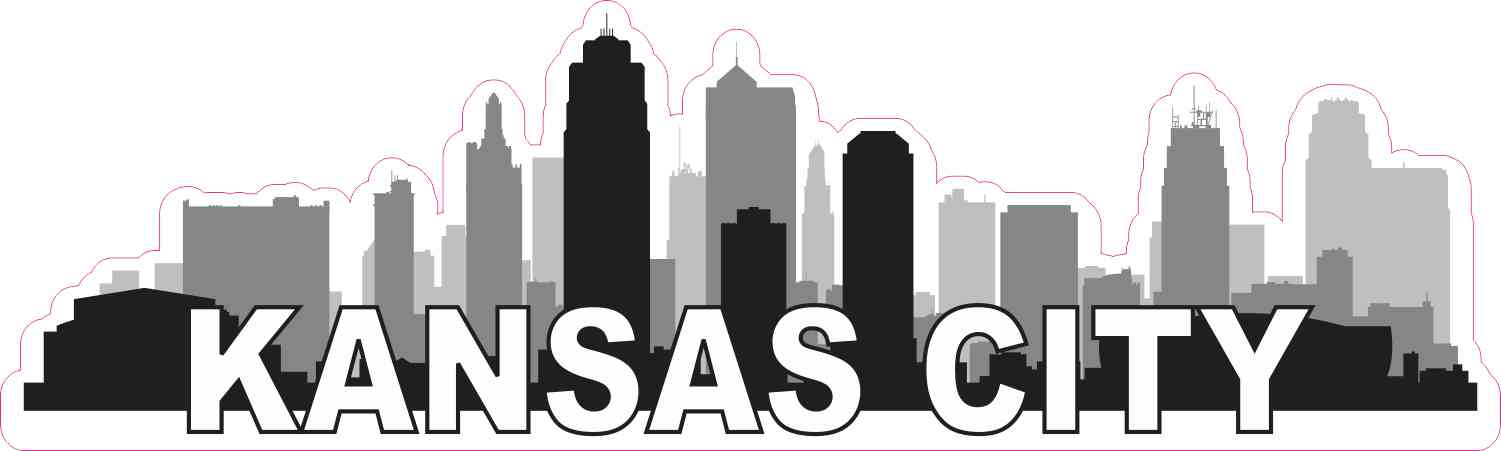 Kansas City Skyline Sticker