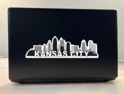 10in x 3in Kansas City Skyline Sticker