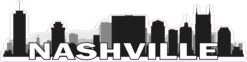 Nashville Skyline Sticker