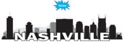 10in x 2.5in Nashville Skyline Sticker