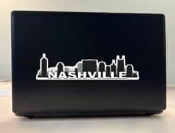 10in x 2.5in Nashville Skyline Sticker
