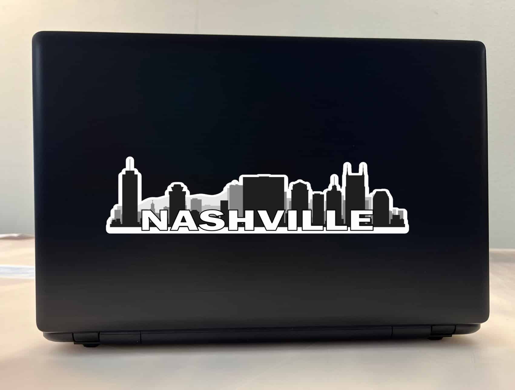 10in x 2.5in Nashville Skyline Sticker