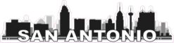 San Antonio Skyline Sticker
