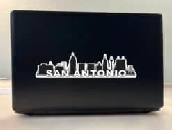 10in x 2.5in San Antonio Skyline Sticker