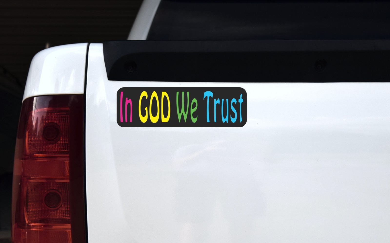 Colorful In God We Trust Magnet