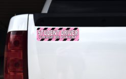 Pink Please Be Patient Student Driver Magnet