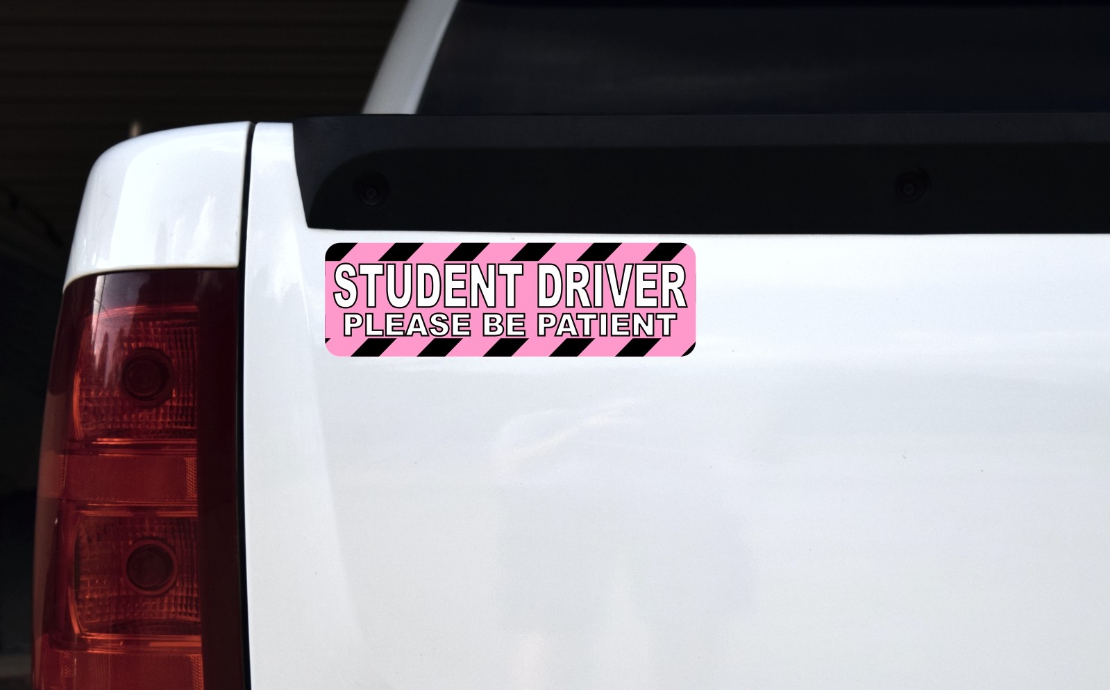 Pink Please Be Patient Student Driver Magnet