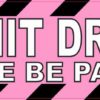Pink Please Be Patient Permit Driver Magnet