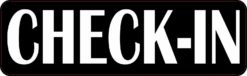 Check-In Sticker