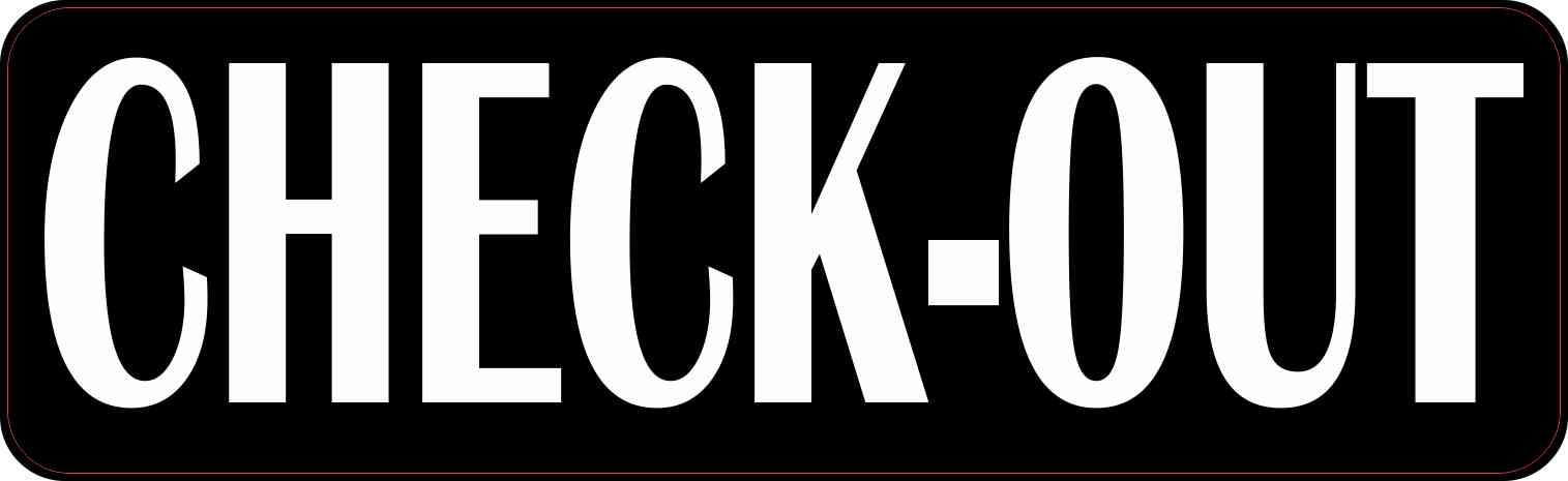 Check-Out Magnet