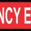 Emergency Exit Only Sticker