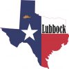 Die Cut Texas Flag Lubbock Sticker