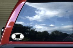 Oval Wyoming The Cowboy State Sticker