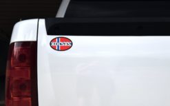 Oval Norway Flag Kolsås Sticker