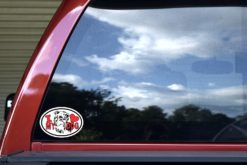 Sheltie Oval I Love My Dog Sticker
