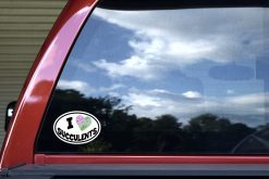 Oval I Love Succulents Sticker
