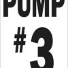 Pump #3 Sticker