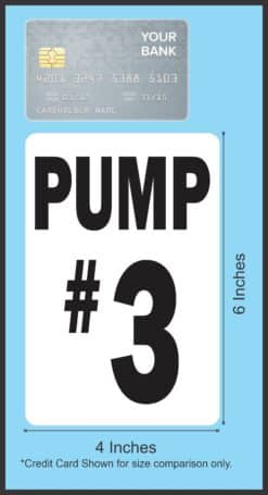 4in x 6in Pump #3 Magnet