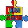Puzzle Piece I Have Autism Sticker