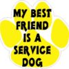 My Best Friend Is a Service Dog Sticker