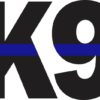 Blue Lives Matter K9 Sticker