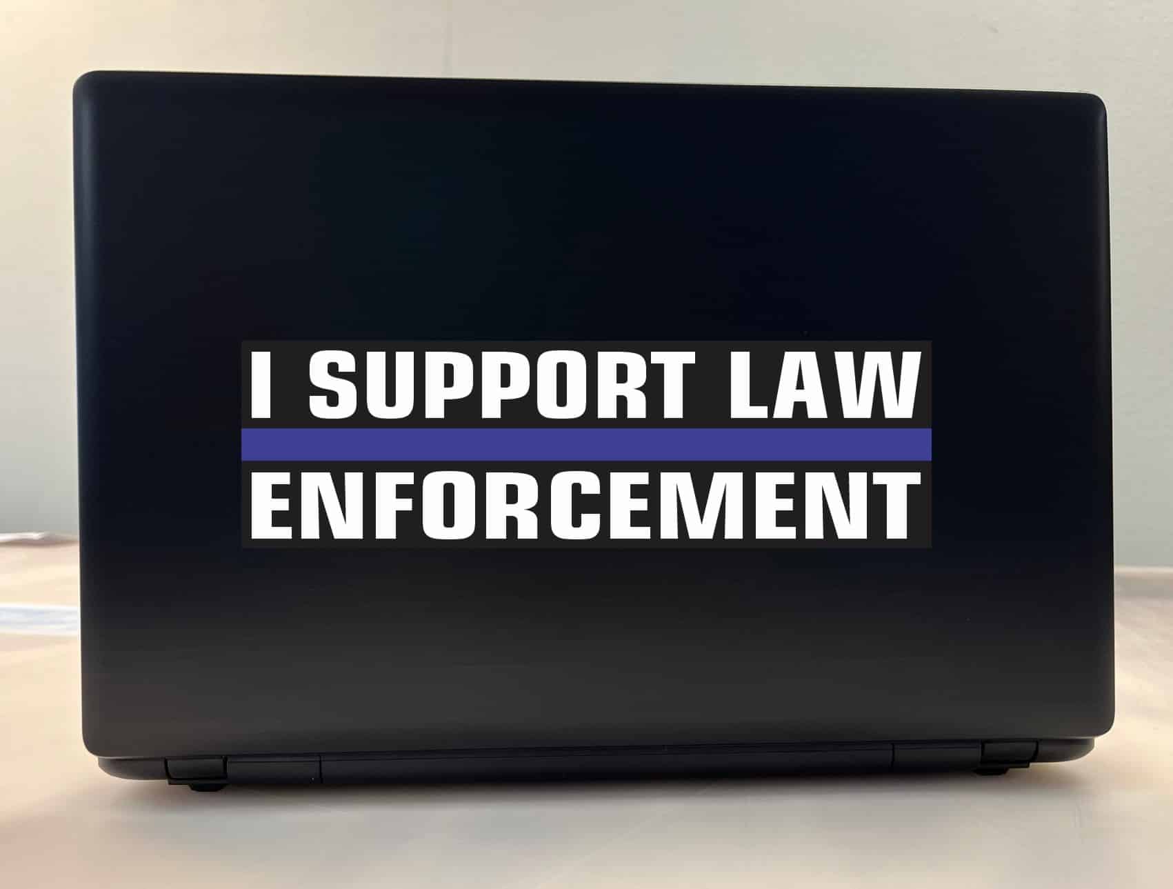 StickerTalk I Support Law Enforcement Vinyl Sticker, 10 inches x - Image 3