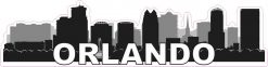 Orlando Skyline Sticker