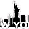 New York Skyline Sticker