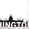 Washington D.C. Skyline Sticker