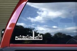 10in x 3.25in Washington D.C. Skyline Sticker