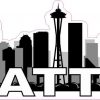 Seattle Skyline Sticker